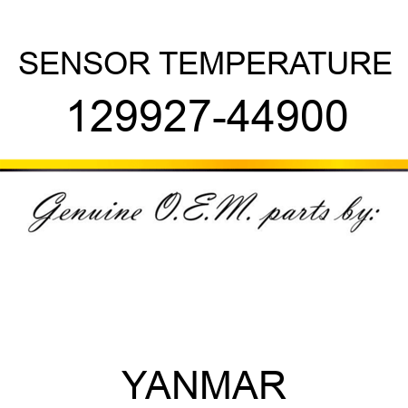 SENSOR, TEMPERATURE 129927-44900