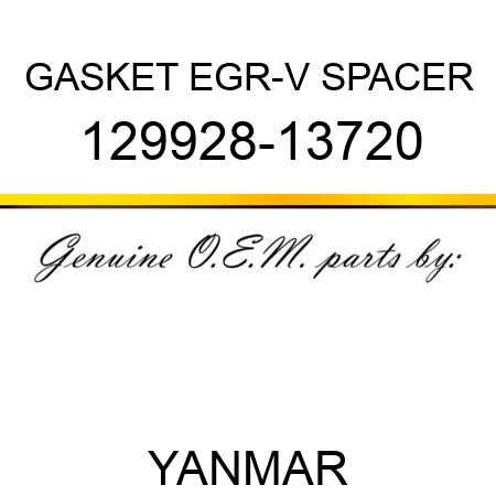 GASKET, EGR-V SPACER 129928-13720