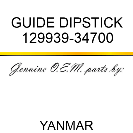 GUIDE, DIPSTICK 129939-34700