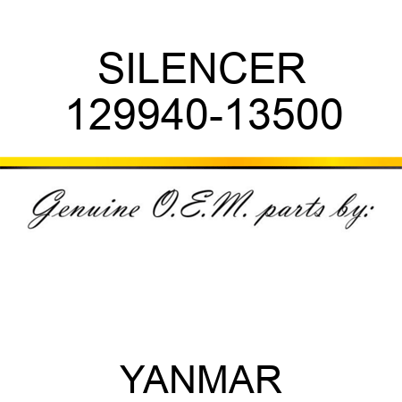 SILENCER 129940-13500