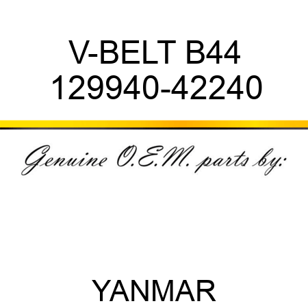 V-BELT, B44 129940-42240