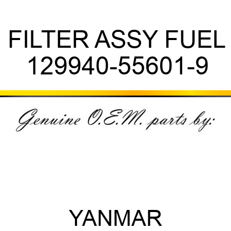 FILTER ASSY, FUEL 129940-55601-9