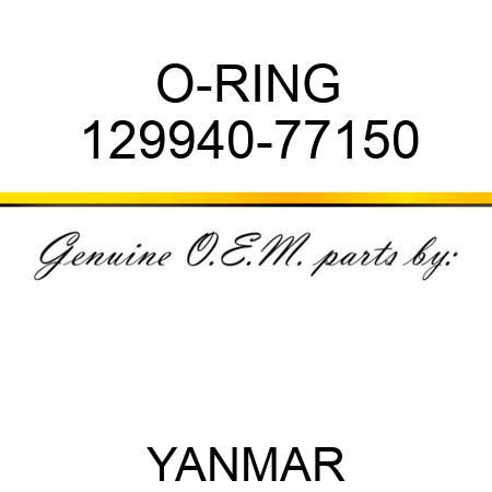 O-RING 129940-77150