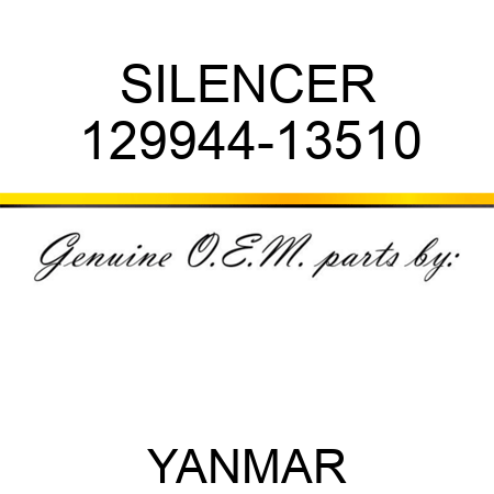 SILENCER 129944-13510
