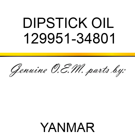 DIPSTICK, OIL 129951-34801