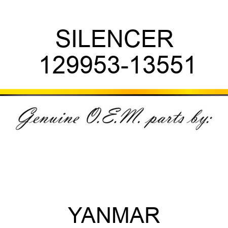SILENCER 129953-13551