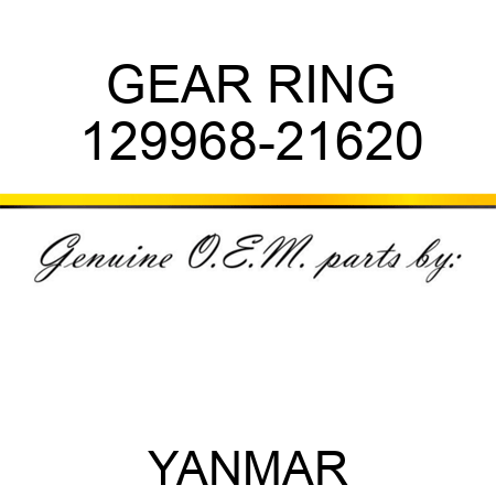 GEAR, RING 129968-21620