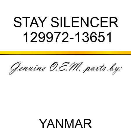 STAY, SILENCER 129972-13651