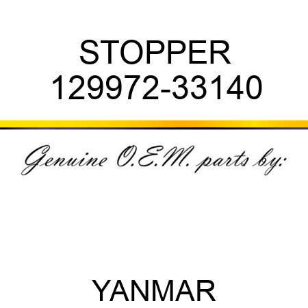 STOPPER 129972-33140