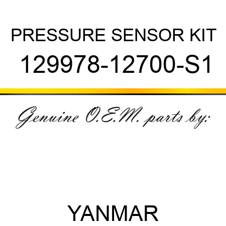 PRESSURE SENSOR KIT 129978-12700-S1