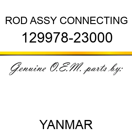 ROD ASSY, CONNECTING 129978-23000