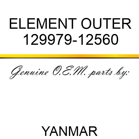 ELEMENT, OUTER 129979-12560