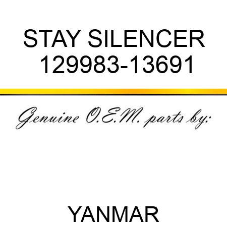STAY, SILENCER 129983-13691