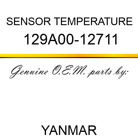 SENSOR, TEMPERATURE 129A00-12711