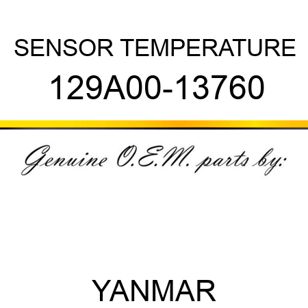 SENSOR, TEMPERATURE 129A00-13760