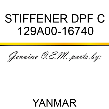 STIFFENER, DPF C 129A00-16740