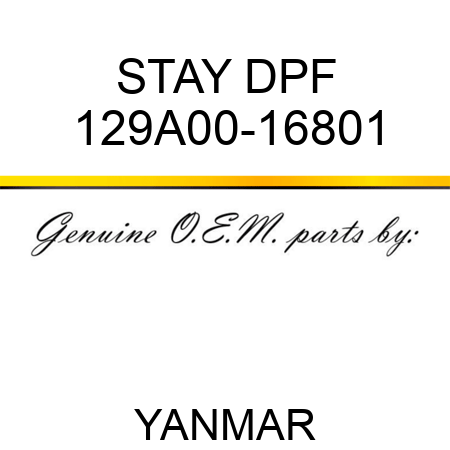 STAY, DPF 129A00-16801