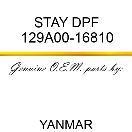 STAY, DPF 129A00-16810