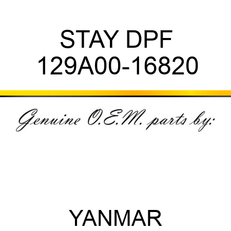 STAY, DPF 129A00-16820