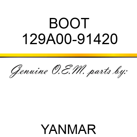 BOOT 129A00-91420