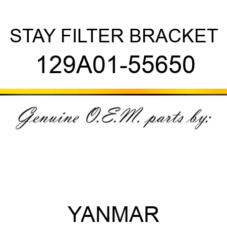 STAY, FILTER BRACKET 129A01-55650