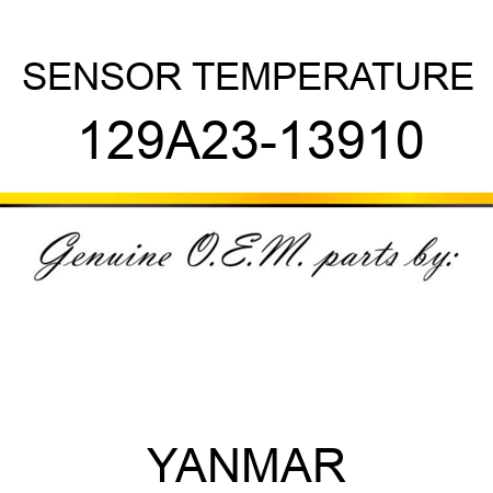 SENSOR, TEMPERATURE 129A23-13910