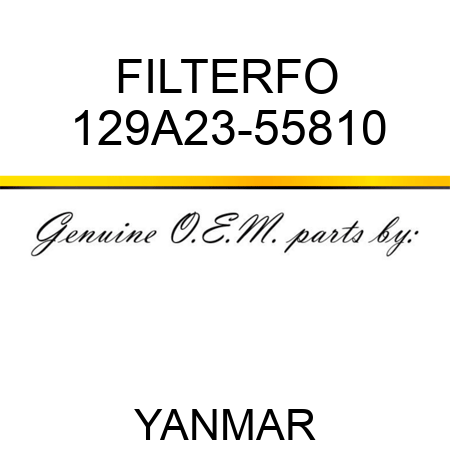 FILTER,FO 129A23-55810