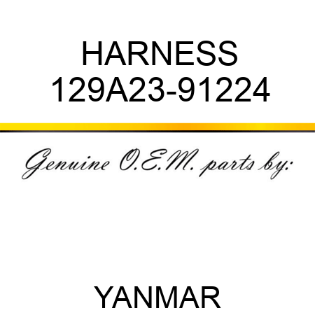 HARNESS 129A23-91224