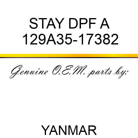 STAY, DPF A 129A35-17382