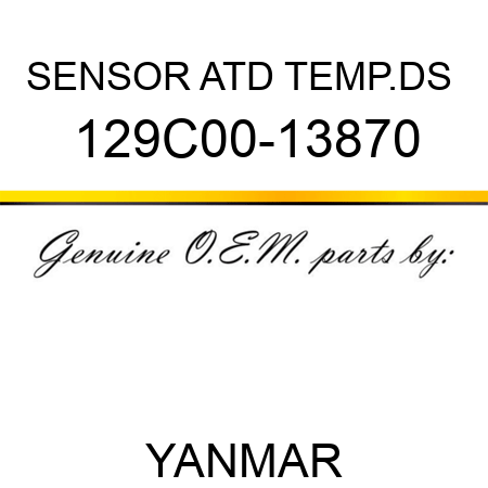 SENSOR, ATD TEMP.DS+ 129C00-13870
