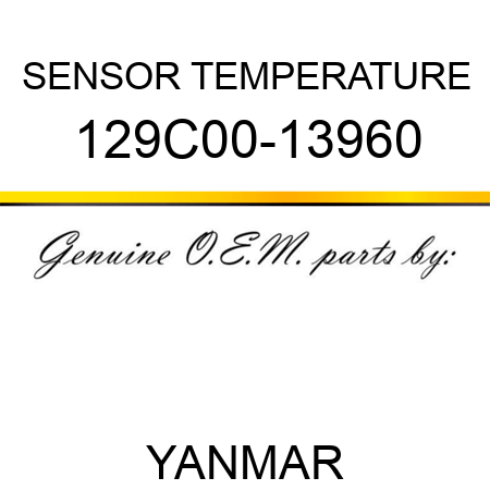 SENSOR, TEMPERATURE 129C00-13960