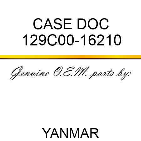 CASE, DOC 129C00-16210