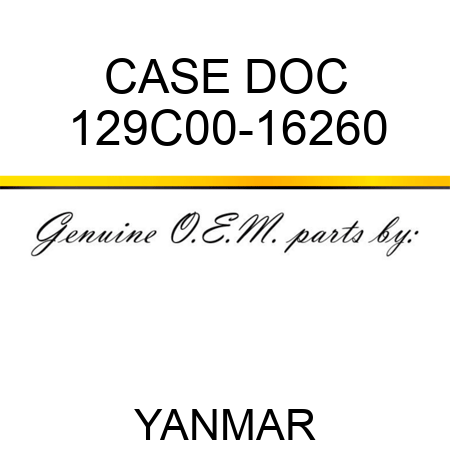 CASE, DOC 129C00-16260
