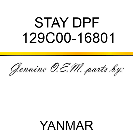 STAY, DPF 129C00-16801