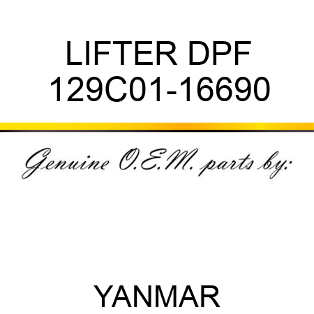 LIFTER, DPF 129C01-16690
