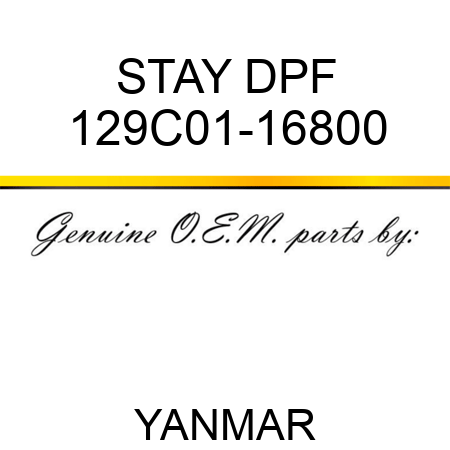STAY, DPF 129C01-16800