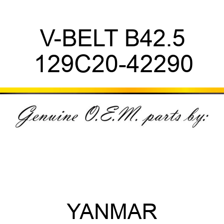 V-BELT, B42.5 129C20-42290