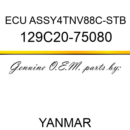 ECU ASSY,4TNV88C-STB 129C20-75080