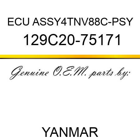ECU ASSY,4TNV88C-PSY 129C20-75171
