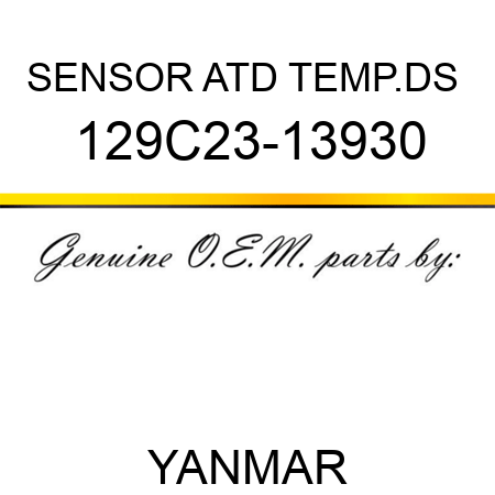 SENSOR, ATD TEMP.DS+ 129C23-13930