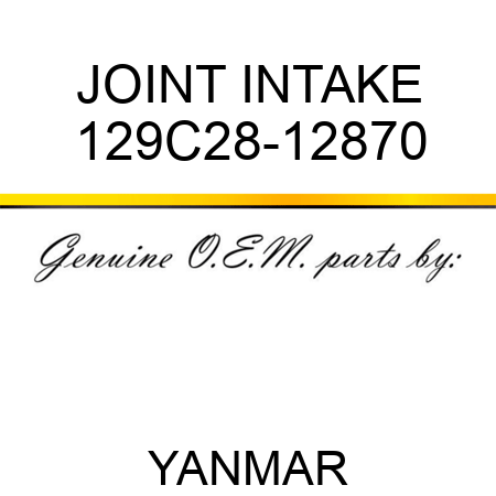 JOINT, INTAKE 129C28-12870
