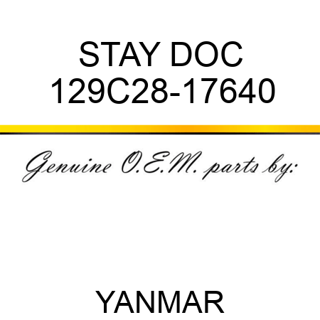 STAY, DOC 129C28-17640