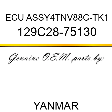 ECU ASSY,4TNV88C-TK1 129C28-75130