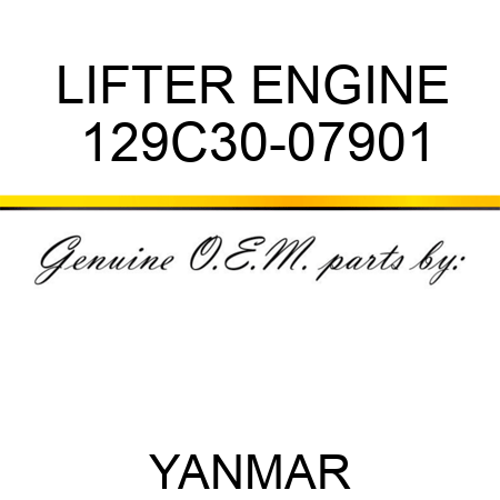 LIFTER, ENGINE 129C30-07901
