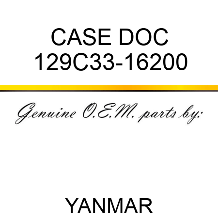 CASE, DOC 129C33-16200