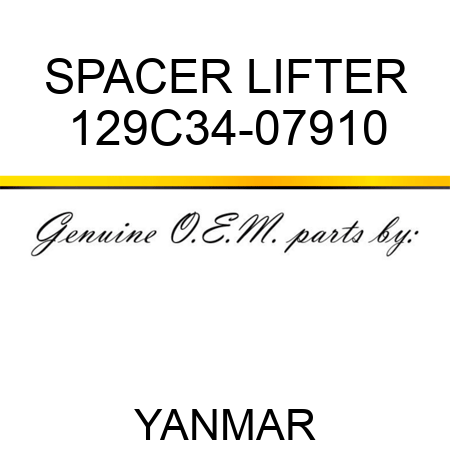 SPACER, LIFTER 129C34-07910