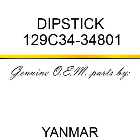 DIPSTICK 129C34-34801