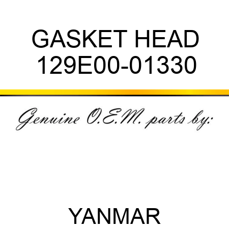 GASKET, HEAD 129E00-01330