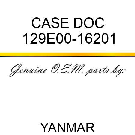 CASE, DOC 129E00-16201