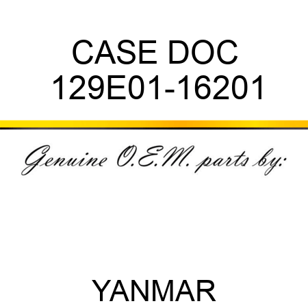 CASE, DOC 129E01-16201